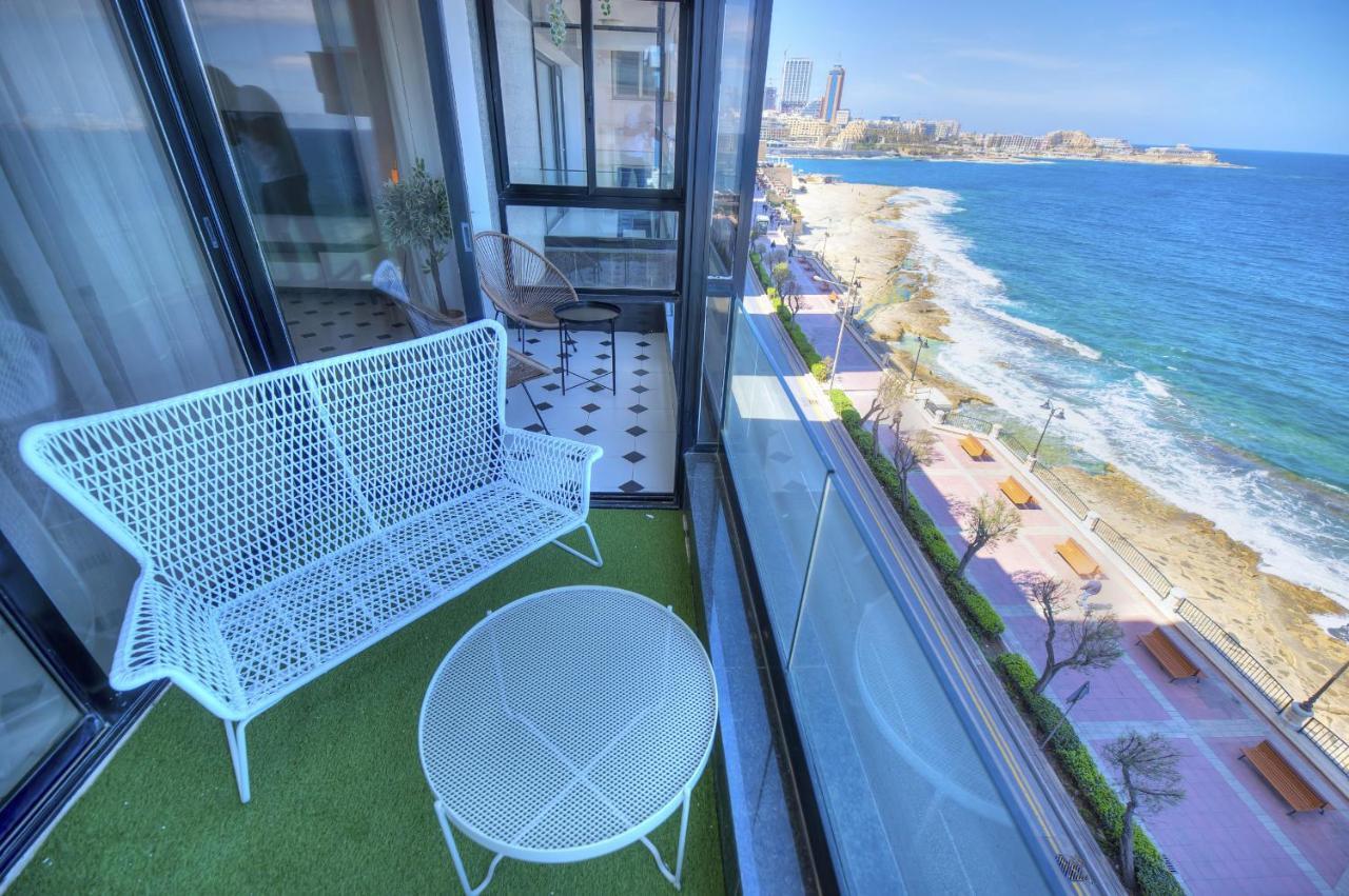 Beautifully Furnished Seafront 4 Bedrooms Goslm-4 Sliema Exterior foto